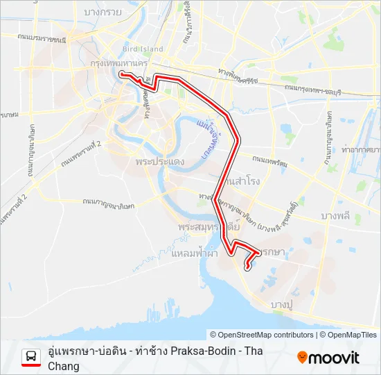 25 Bus Line Map