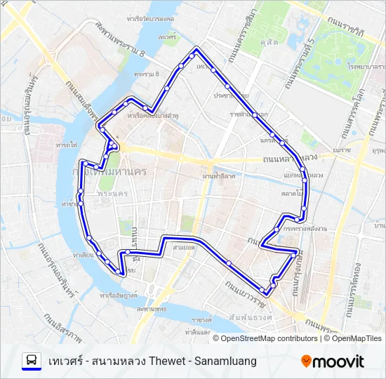 53 Bus Line Map