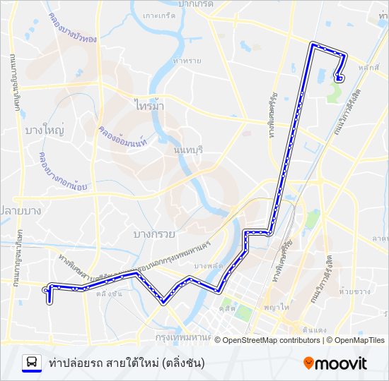 66 รถบัส แผนที่สายรถ