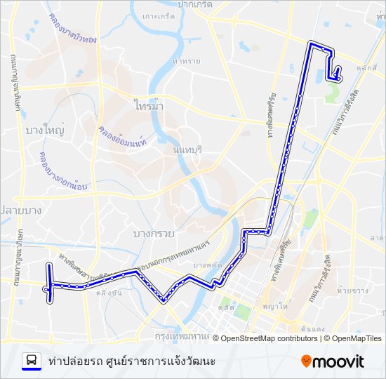 66 รถบัส แผนที่สายรถ