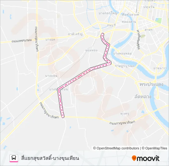68 Bus Line Map