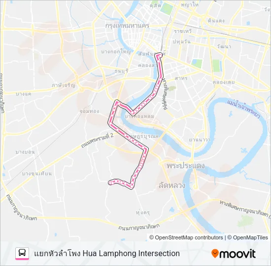 75 Bus Line Map