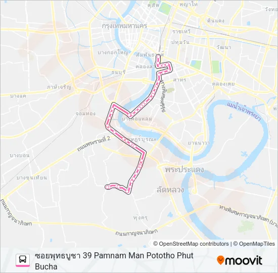 75 Bus Line Map