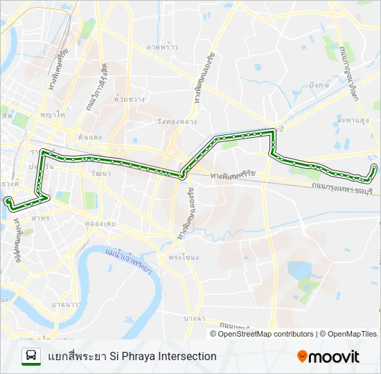 93 Bus Line Map