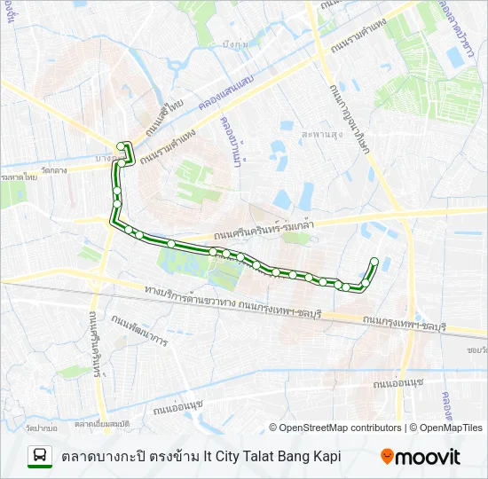 93 Bus Line Map