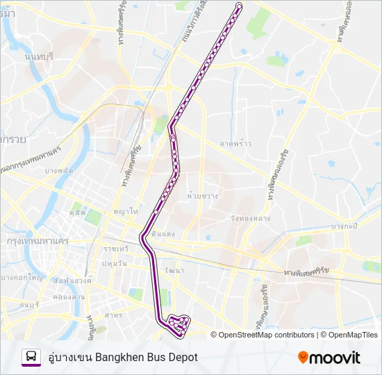 107 Bus Line Map