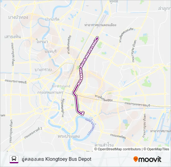 107 Bus Line Map