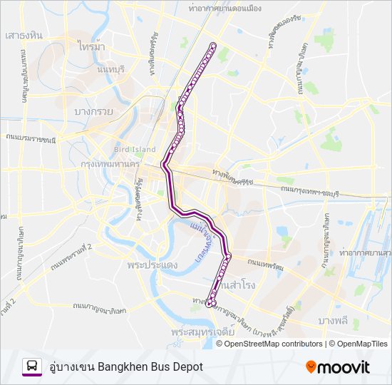 129 รถบัส แผนที่สายรถ