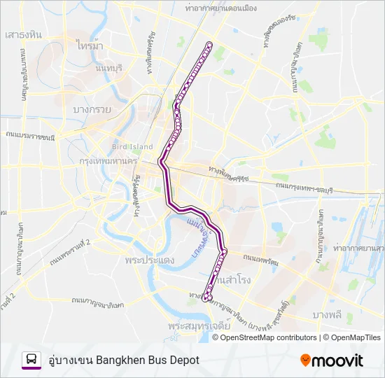 129 Bus Line Map