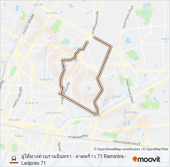 156 รถบัส แผนที่สายรถ