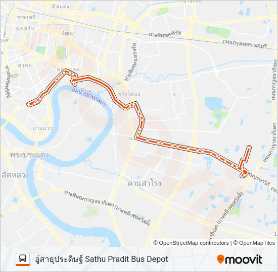 180 Bus Line Map