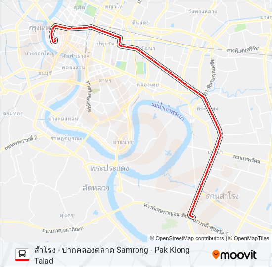 2 (ปอ.) (AC) รถบัส แผนที่สายรถ