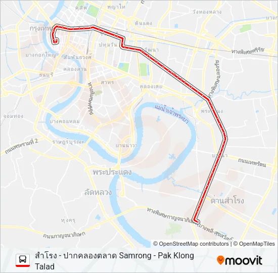 2 (ปอ.) (AC) Bus Line Map