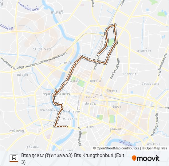 3 (ปอ.) (AC) bus Line Map