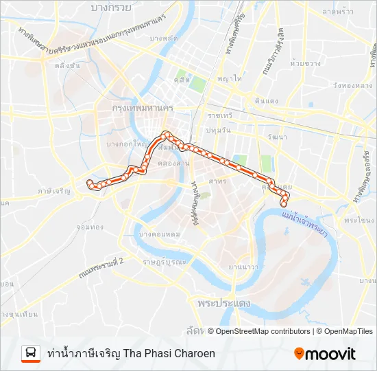 4 (ปอ.) (AC) รถบัส แผนที่สายรถ