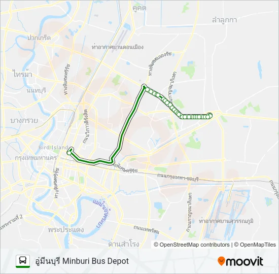 26 (ปอ.) (AC) Bus Line Map