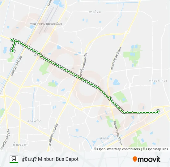26 (ปอ.) (AC) Bus Line Map