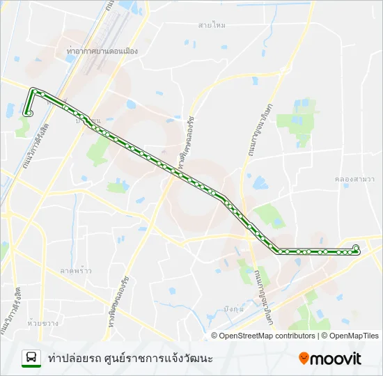 26 (ปอ.) (AC) Bus Line Map