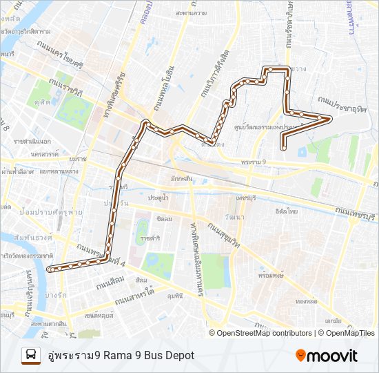 36 (ปอ.) (AC) bus Line Map