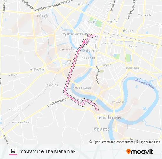 37 (ปอ.) (AC) Bus Line Map