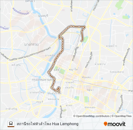 49 (ปอ.) (AC) Bus Line Map