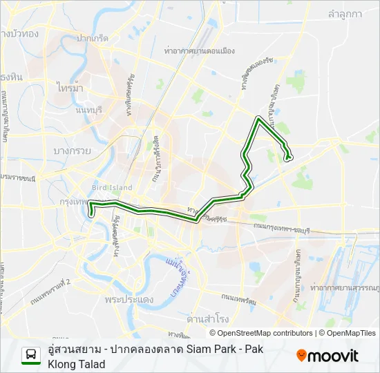 60 (ปอ.) (AC) Bus Line Map