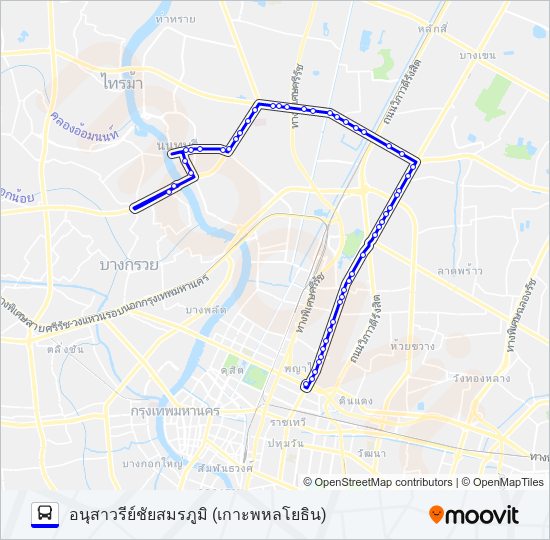 63 (ปอ.) (AC) รถบัส แผนที่สายรถ