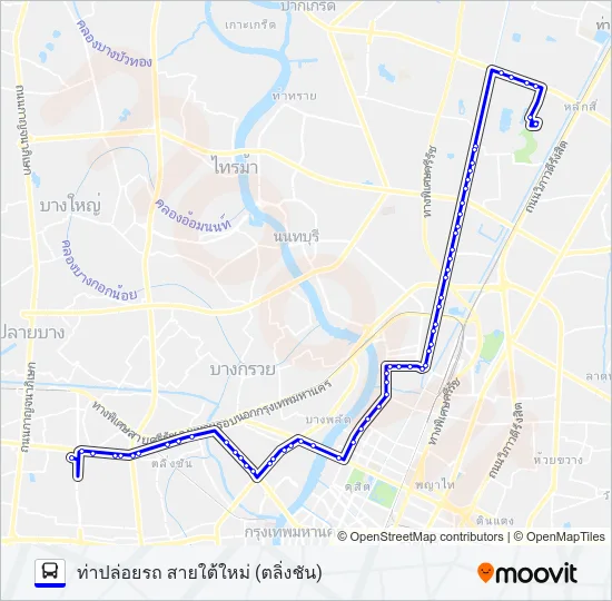 66 (ปอ.) (AC) Bus Line Map