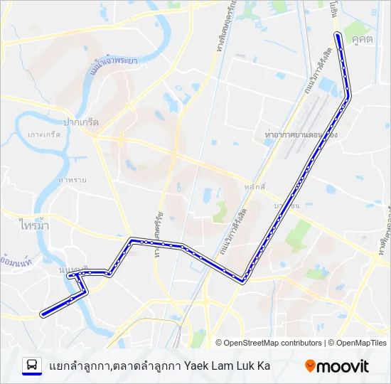 114 (ปอ.) (AC) Bus Line Map