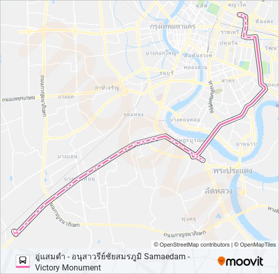 140 (ปอ.) (AC) รถบัส แผนที่สายรถ