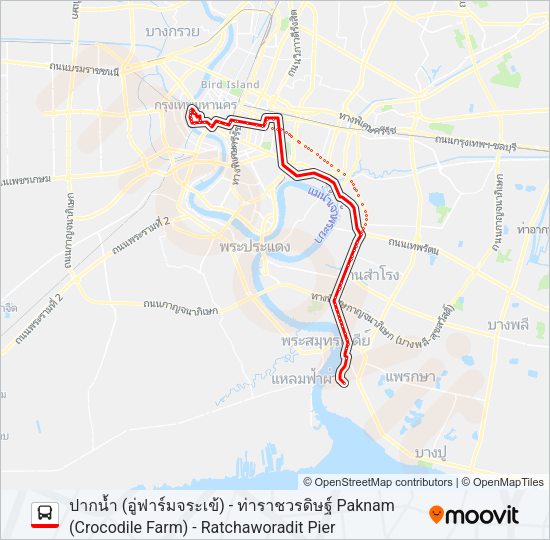 508 (ปอ.) (AC) รถบัส แผนที่สายรถ