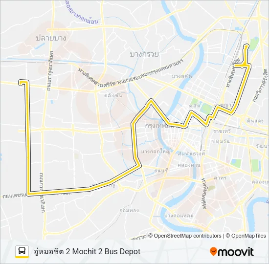 509 (ปอ.) (AC) รถบัส แผนที่สายรถ
