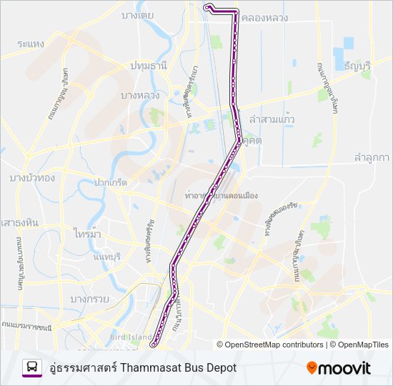 510 (ปอ.) (AC) รถบัส แผนที่สายรถ
