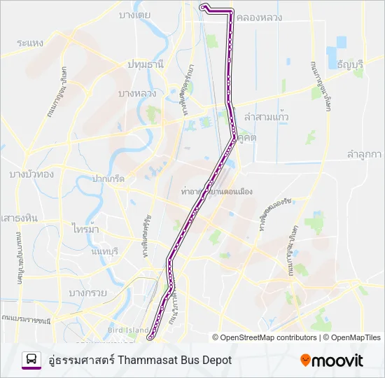 510 (ปอ.) (AC) Bus Line Map