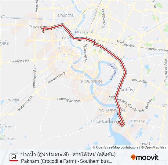 511 (ปอ.) (AC) bus Line Map