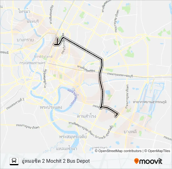 145 Bus Line Map