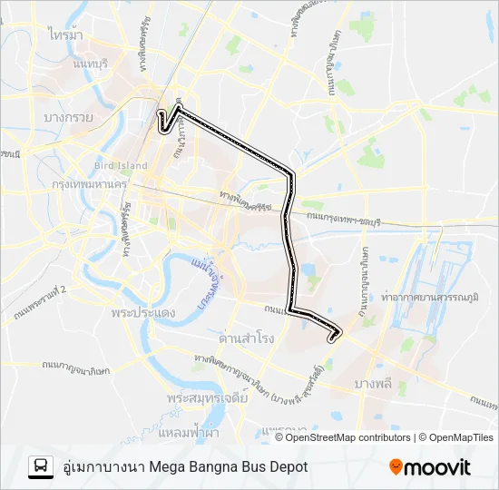 145 Bus Line Map