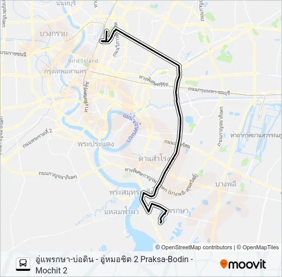 145 Bus Line Map