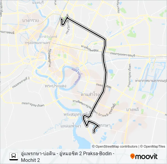 145 Bus Line Map