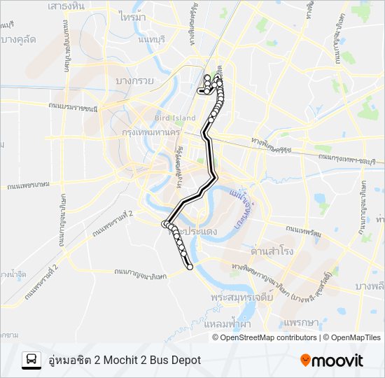 138 (ปอ.) (AC) รถบัส แผนที่สายรถ