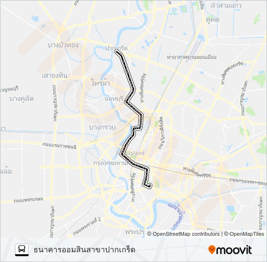 505 (ปอ.) (AC) รถบัส แผนที่สายรถ