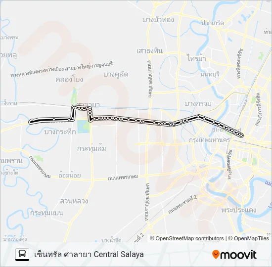 515 (ปอ.) (AC) Bus Line Map