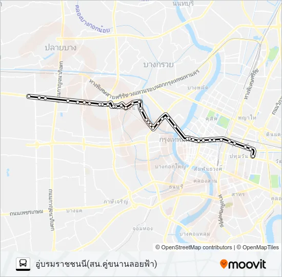 79 (ปอ.) (AC) Bus Line Map