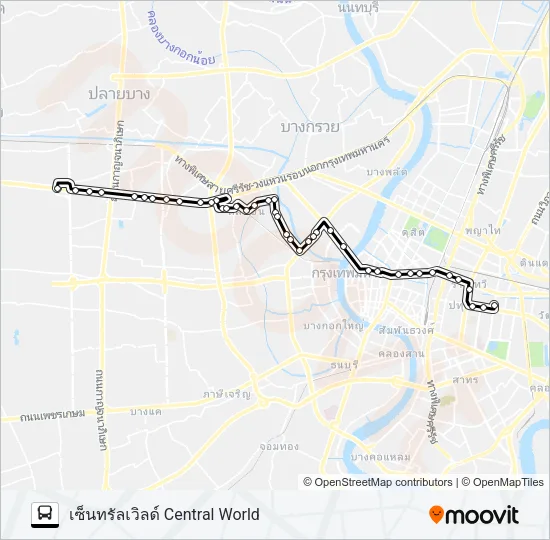 79 (ปอ.) (AC) Bus Line Map