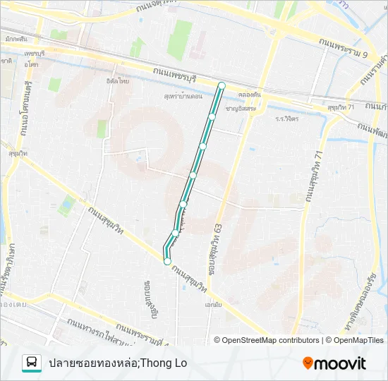 1019 Bus Line Map