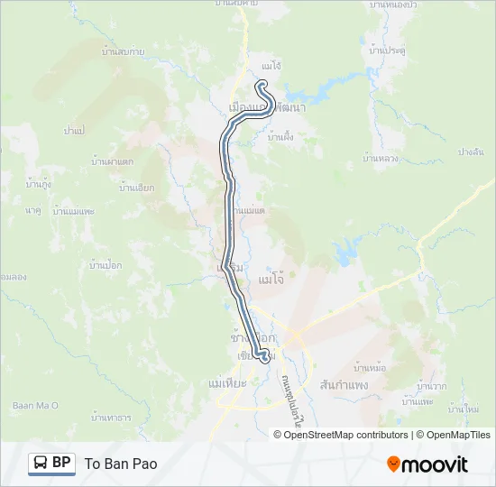 BP Bus Line Map