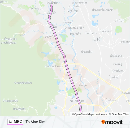 MRC Bus Line Map