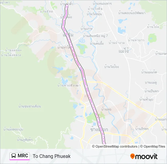MRC Bus Line Map