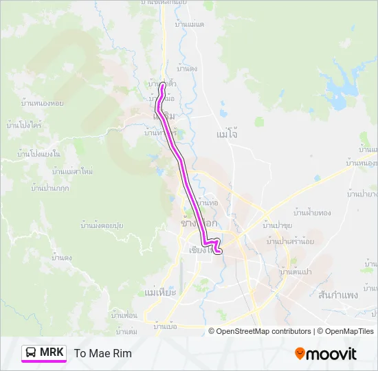 MRK Bus Line Map