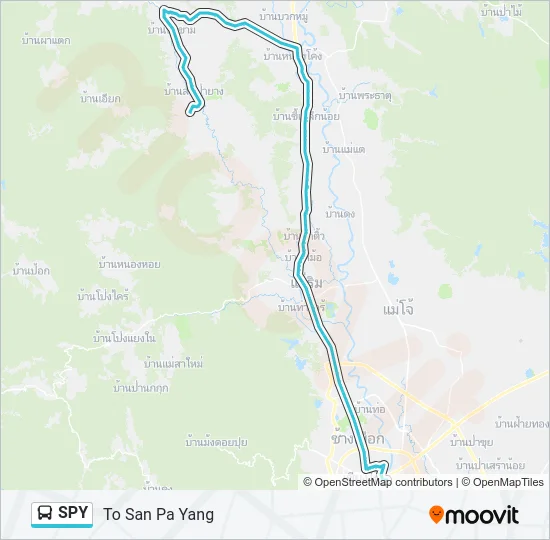 SPY Bus Line Map